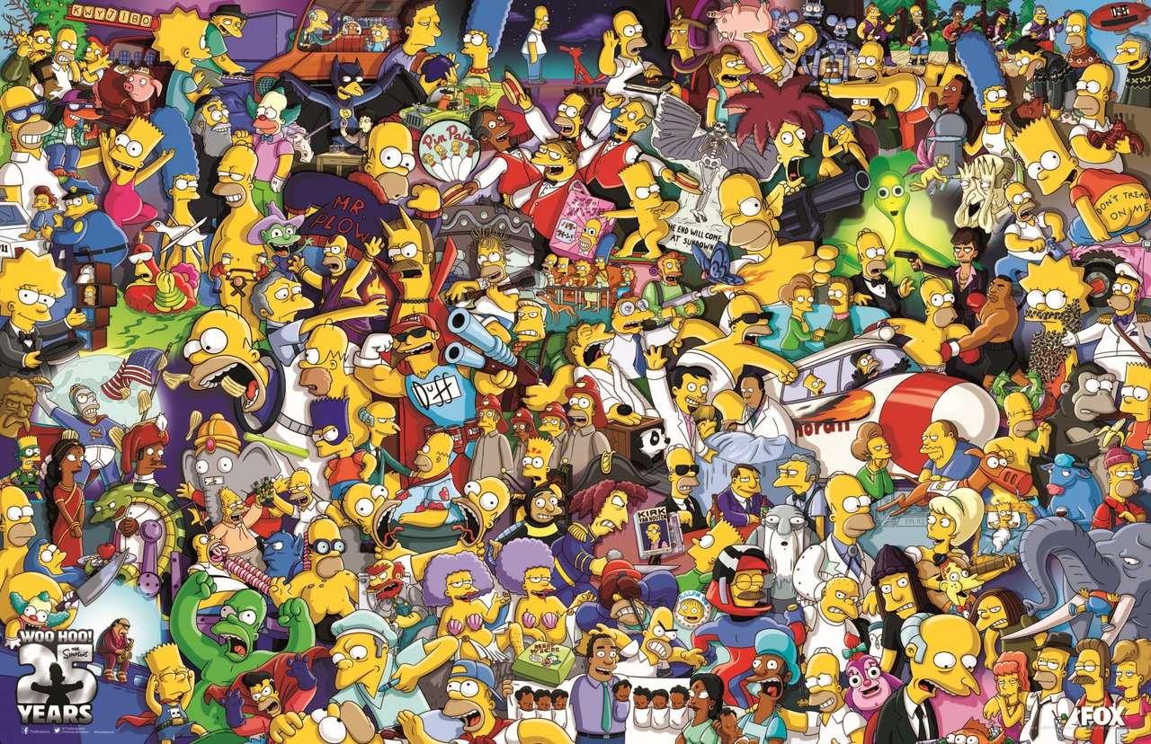 Simpsons Anniversary 25. puzzle online
