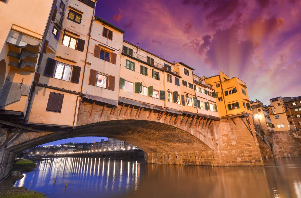 Stary most, Ponte Vecchio we Florencji puzzle online
