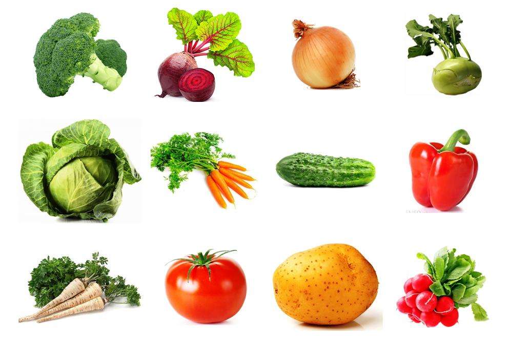 Kolorowe warzywa puzzle online