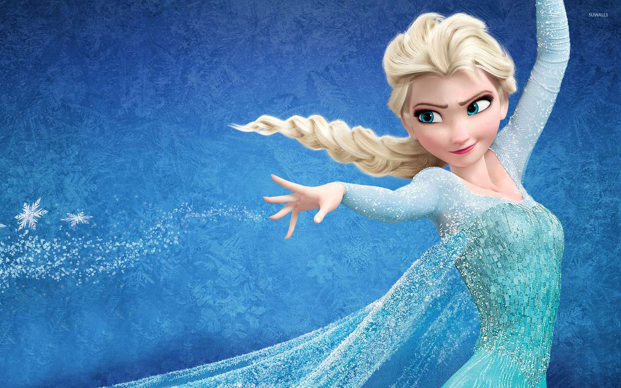 Elsa mrożona dobra puzzle online