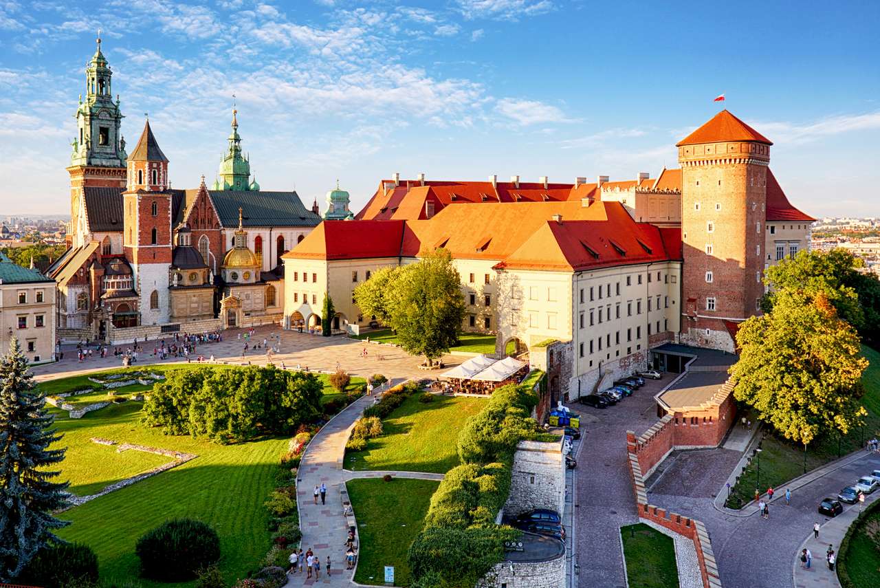 Kraków - Wawel w dzień puzzle online ze zdjęcia