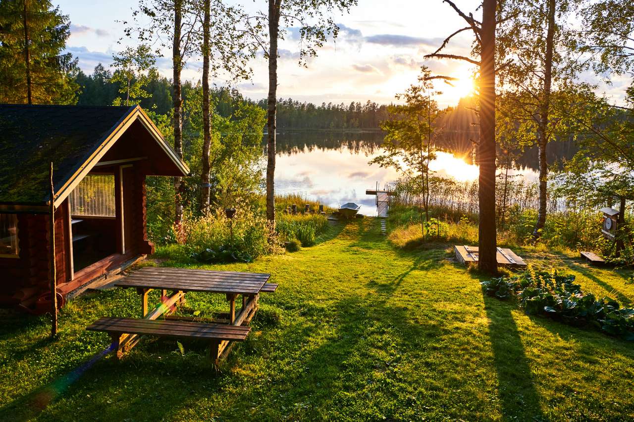 Jeziora w Finlandii puzzle online