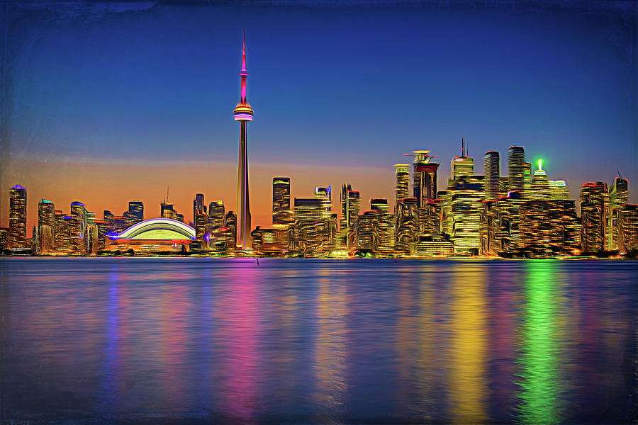 Panoramę Toronto puzzle online ze zdjęcia