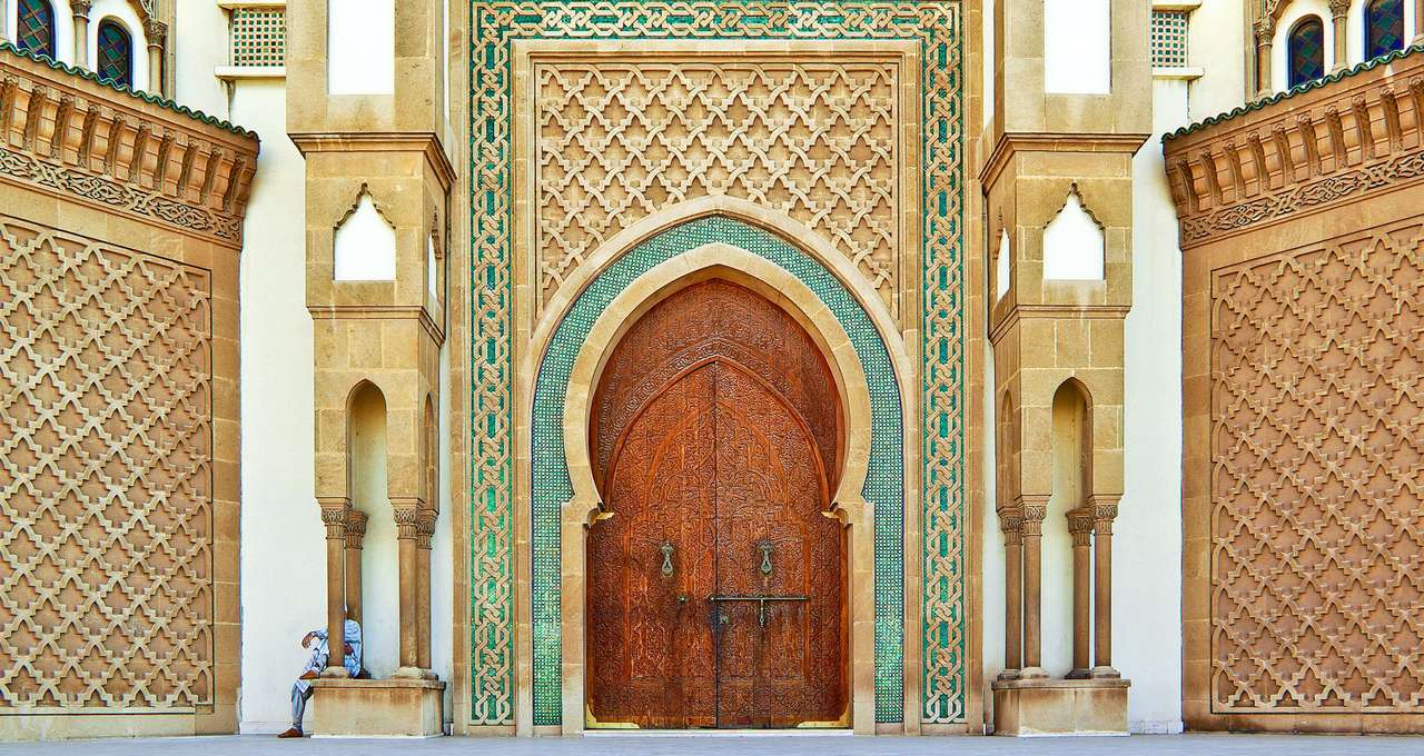 Islamskie drzwi meczetu Mohammeda IV puzzle