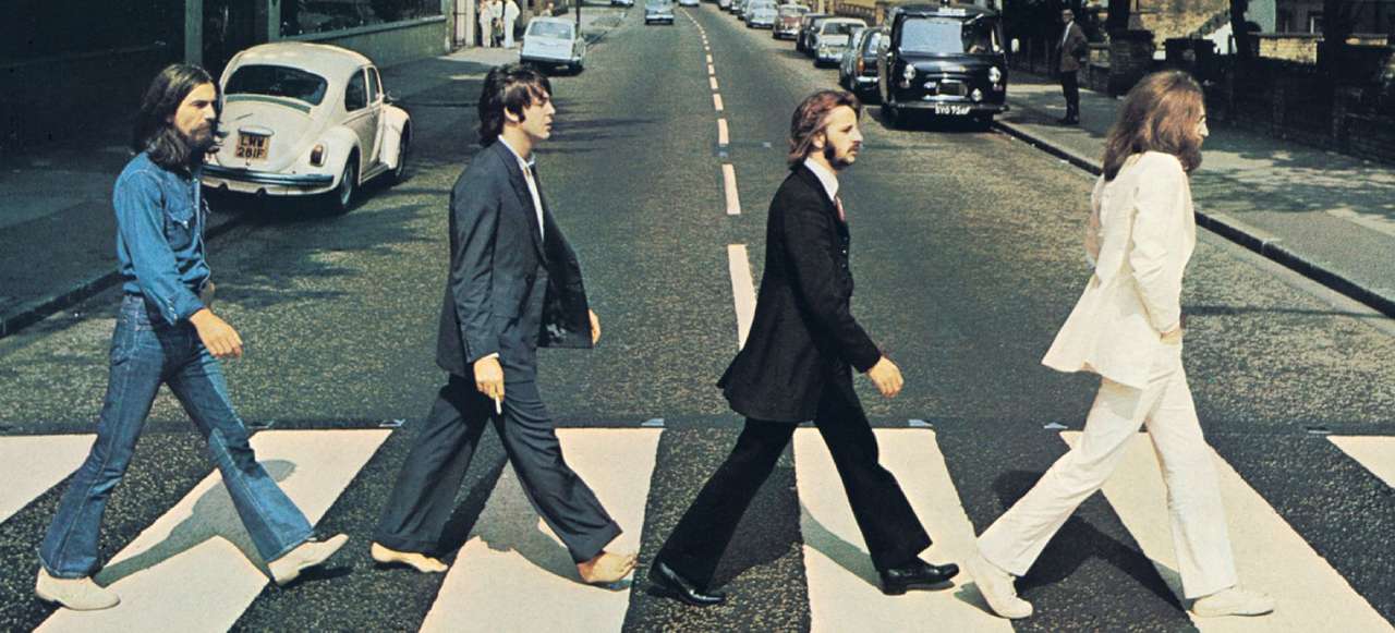 Beatlesi puzzle online ze zdjęcia