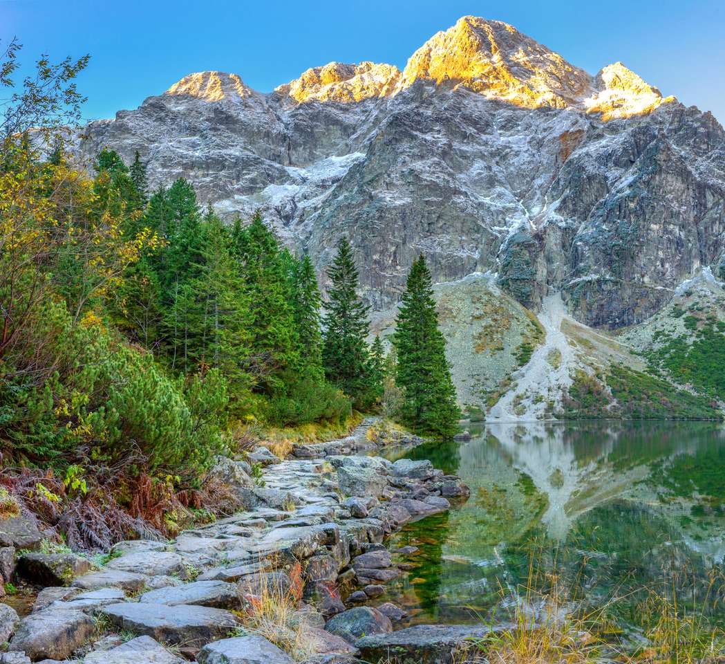 szlak turystyczny w Tatrach puzzle online ze zdjęcia