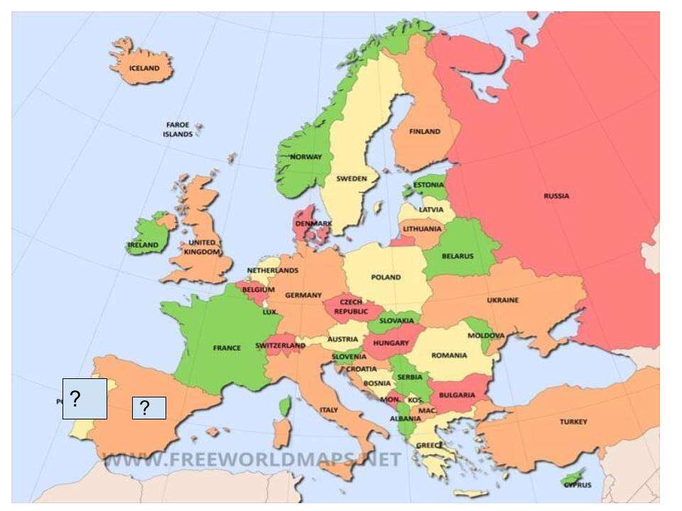 Europa: co jest zablokowane? puzzle online ze zdjęcia