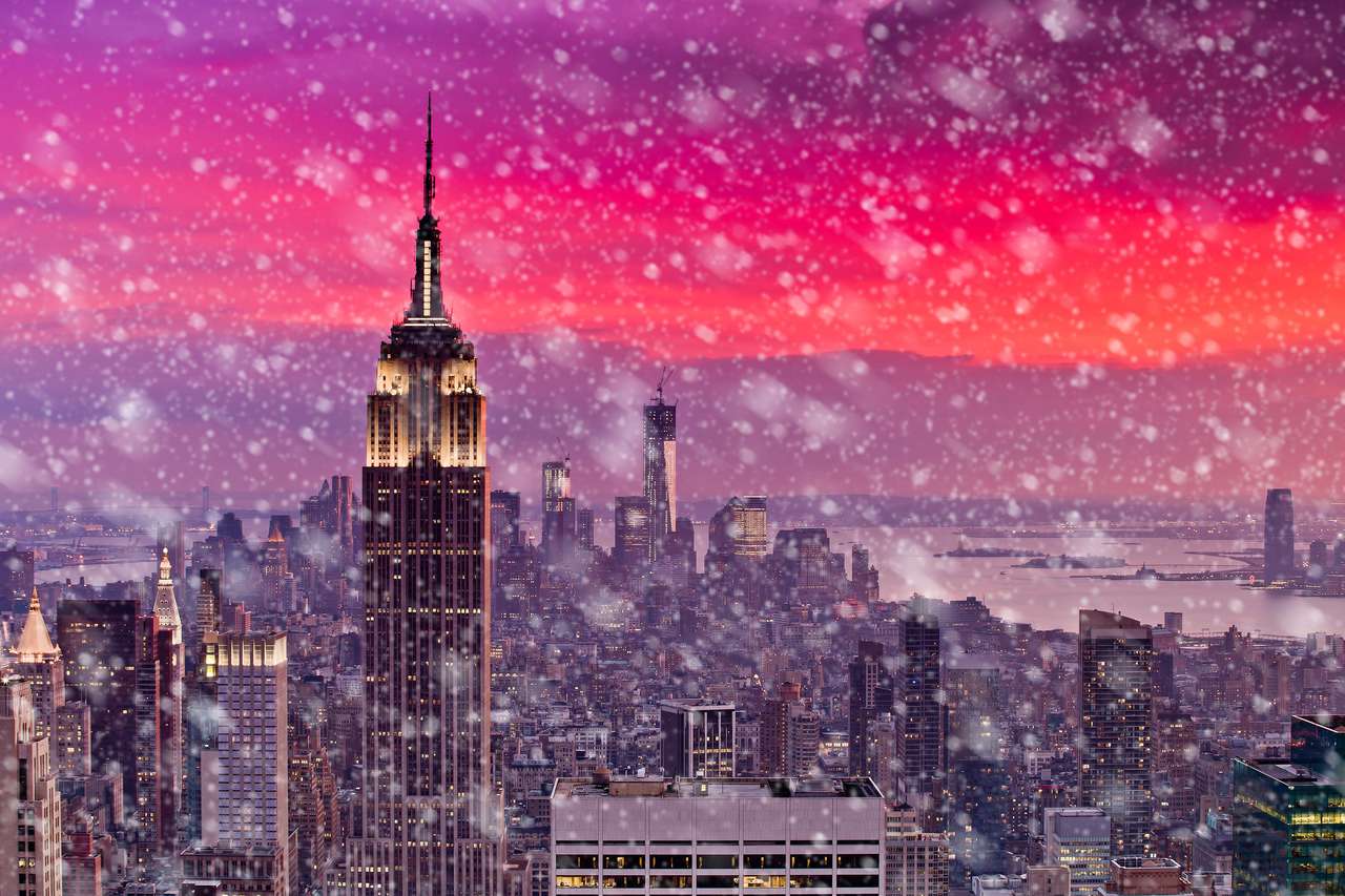 Śnieg w Nowym Jorku puzzle