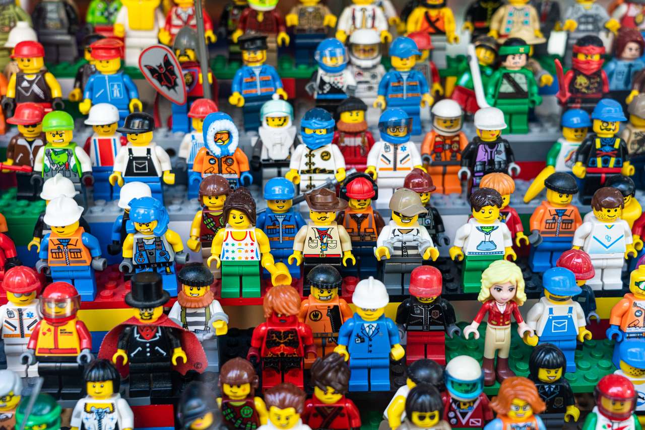 Lego Ludzie Mini Postacie puzzle online ze zdjęcia