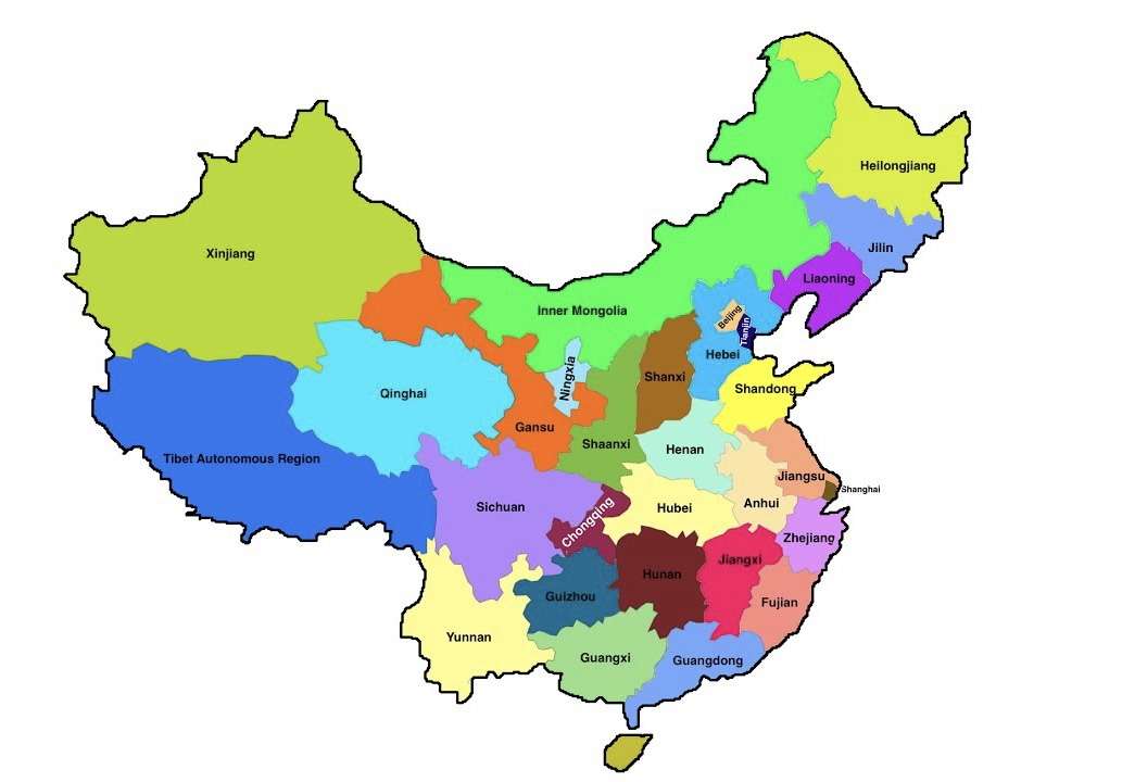 Mapa Chin? puzzle online