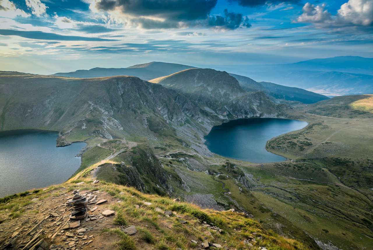 bułgaria rila jeziora góry krajobraz puzzle online