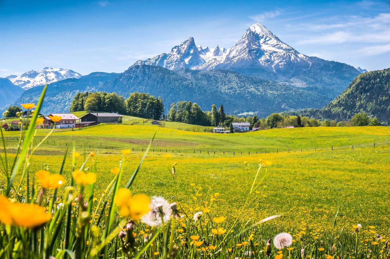 Park Narodowy Berchtesgadener Land puzzle online ze zdjęcia
