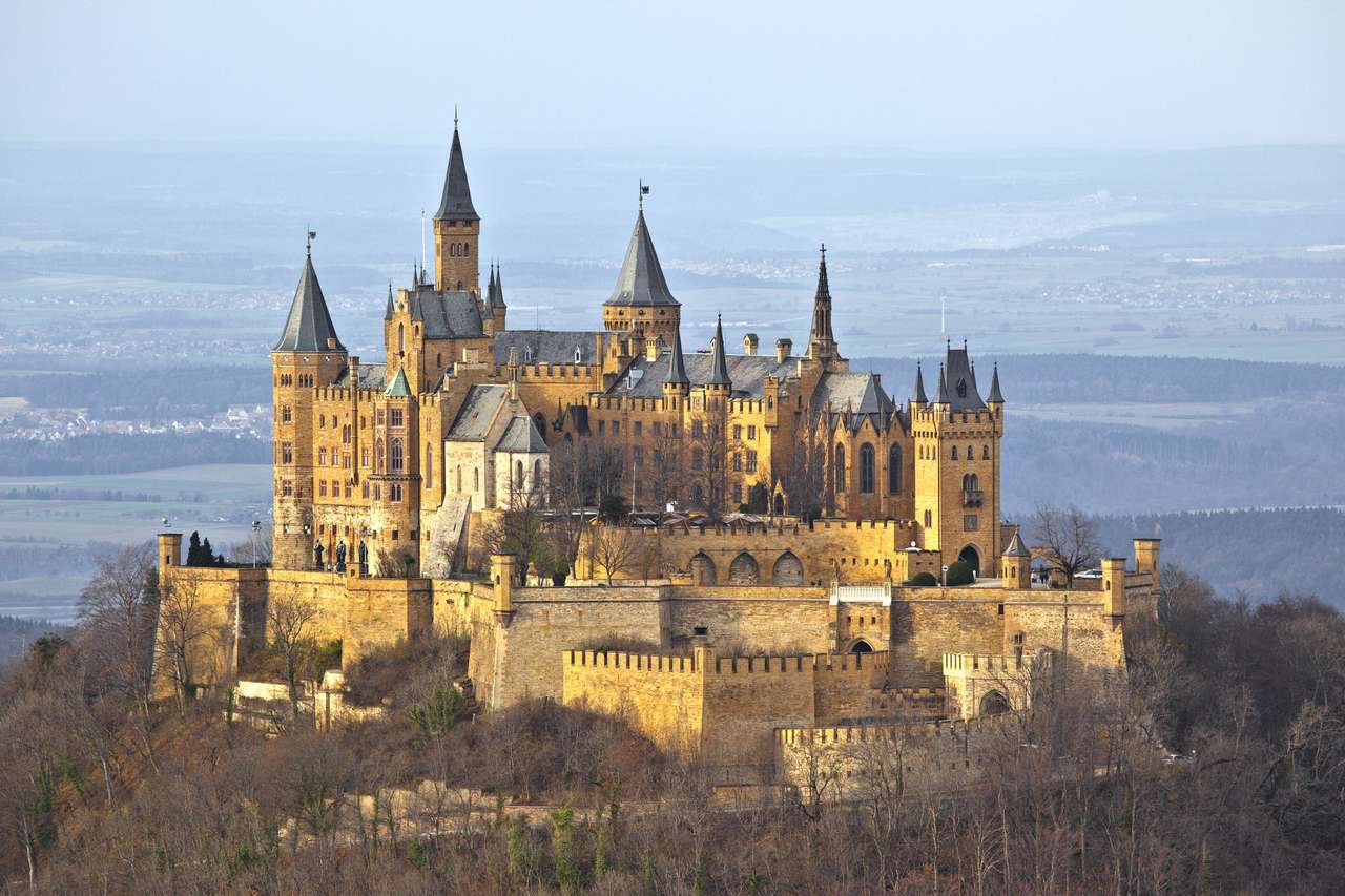 Fotografia niemieckiego zamku Hohenzollern puzzle online