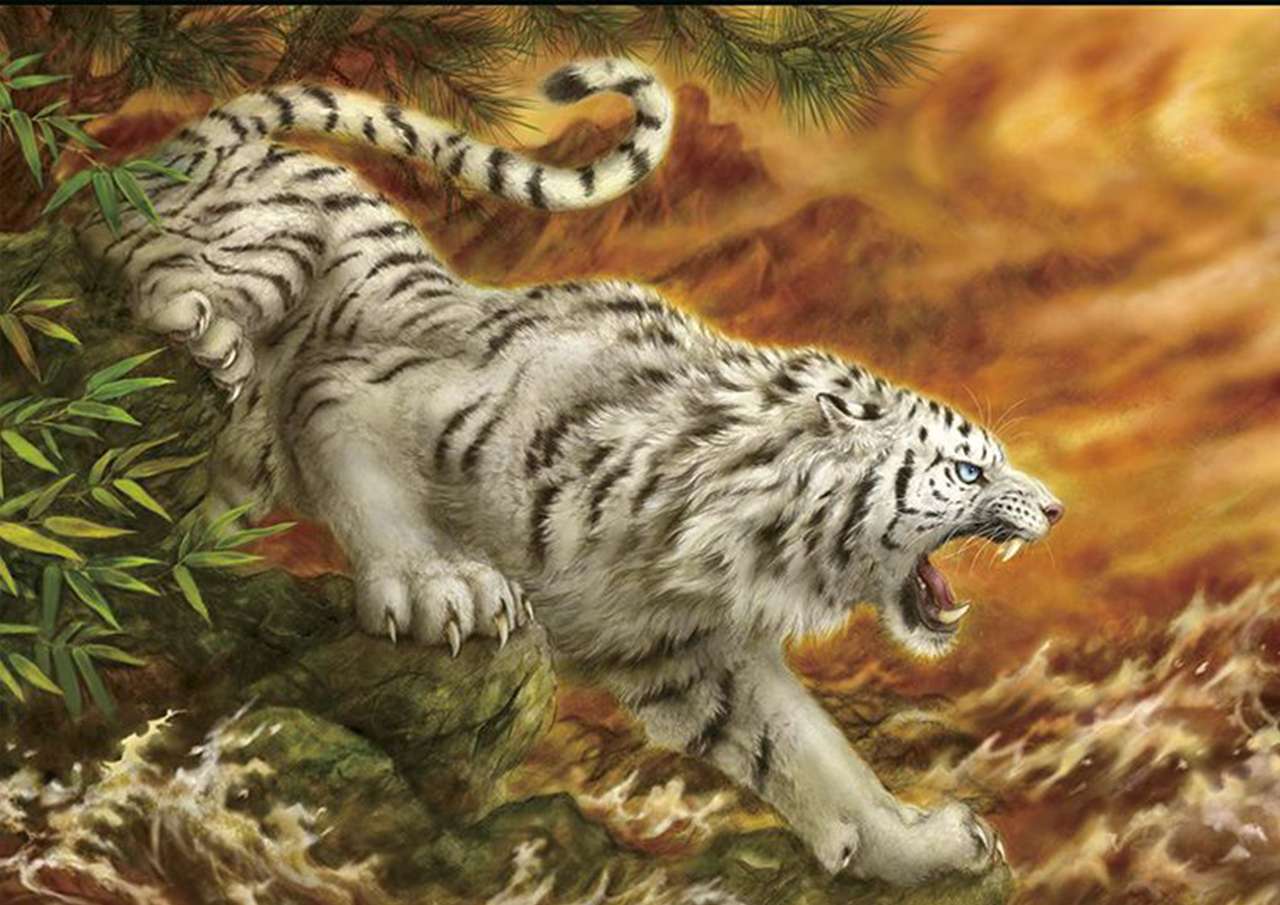 Biały Tygrys ( 白虎 ) puzzle online