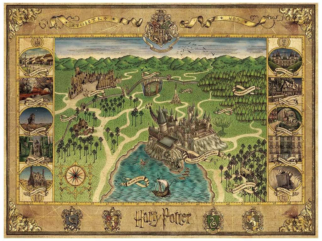 Hogwart puzzle online ze zdjęcia