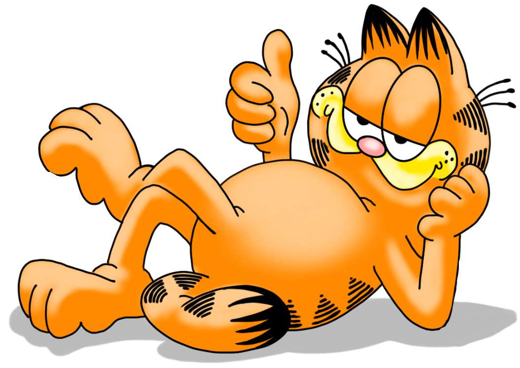 Garfield puzzle online ze zdjęcia
