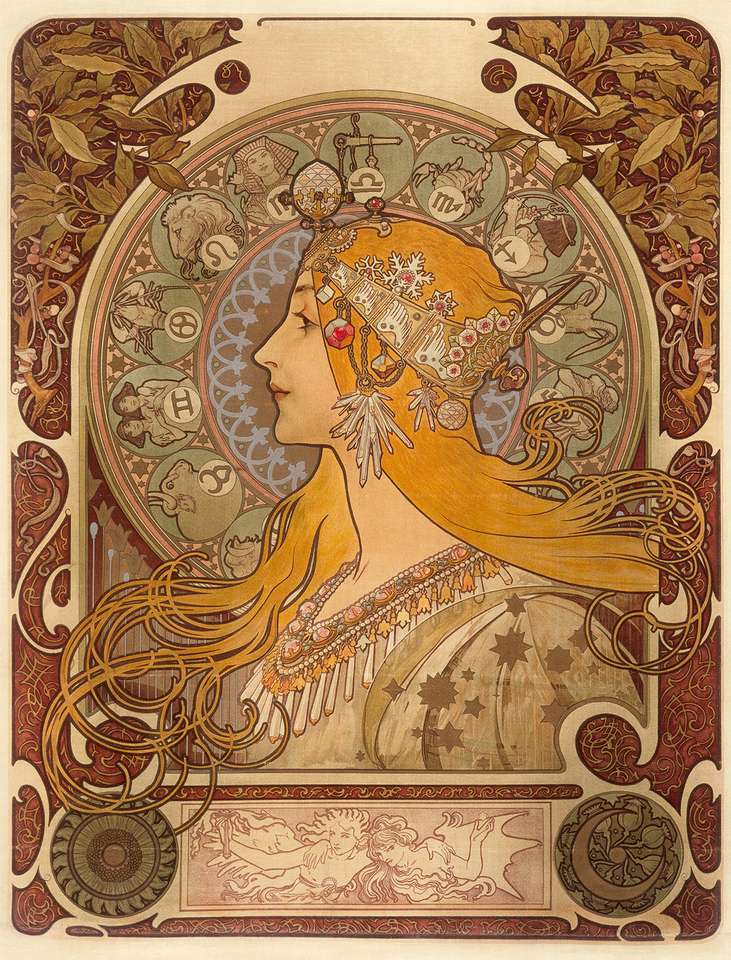 Art Nouveau puzzle online