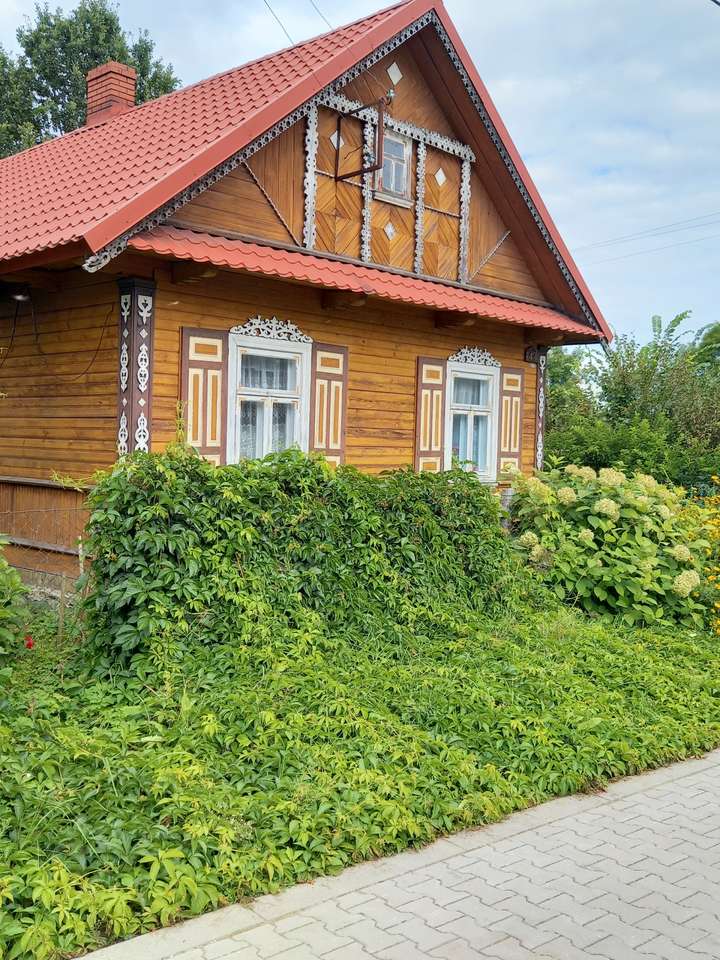 Dom na Podlasiu puzzle online ze zdjęcia
