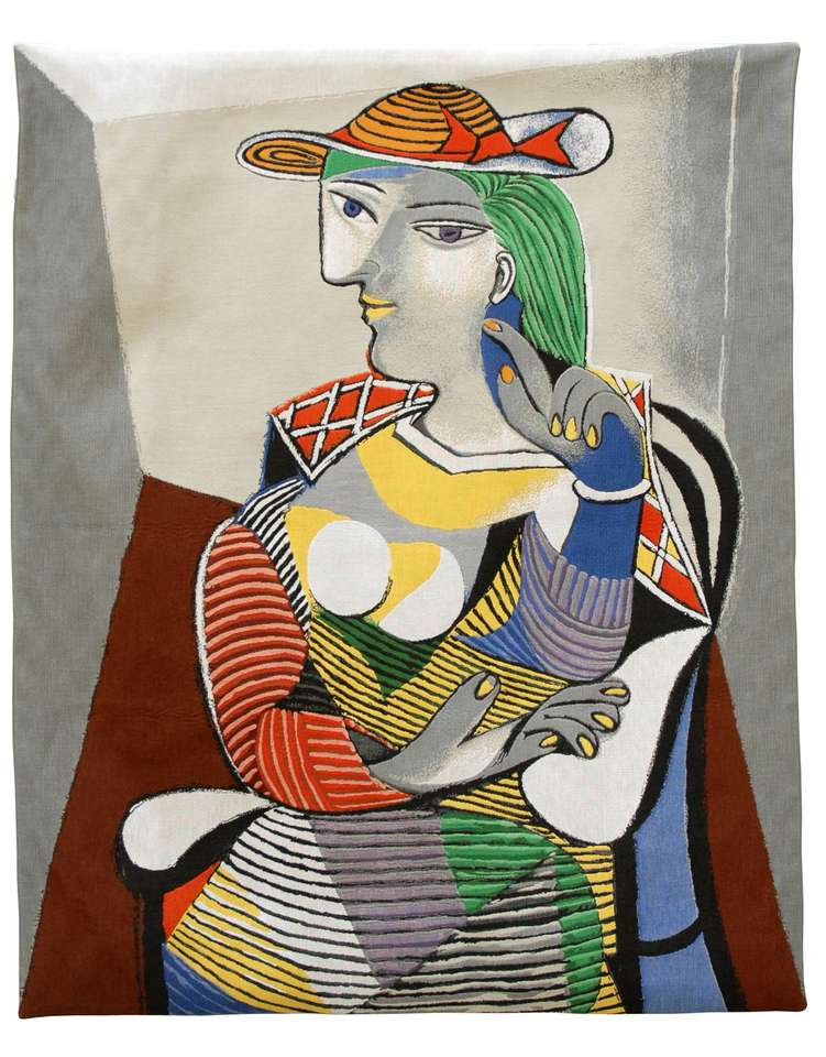 Obraz kobiety w kapeluszu puzzle