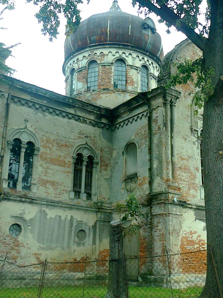 Stary Dzików - cerkiew puzzle online ze zdjęcia