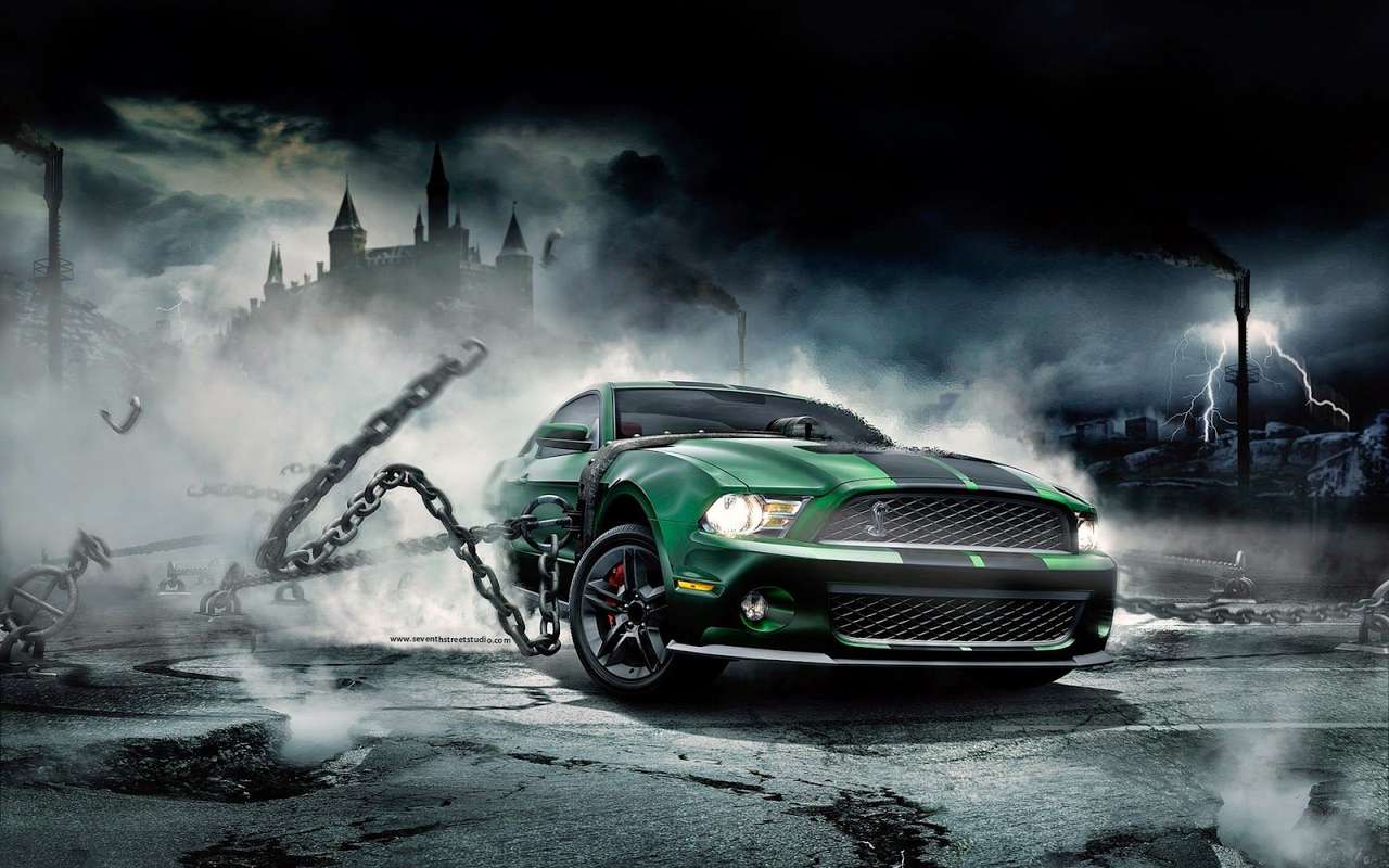 Mustang Pro puzzle online ze zdjęcia