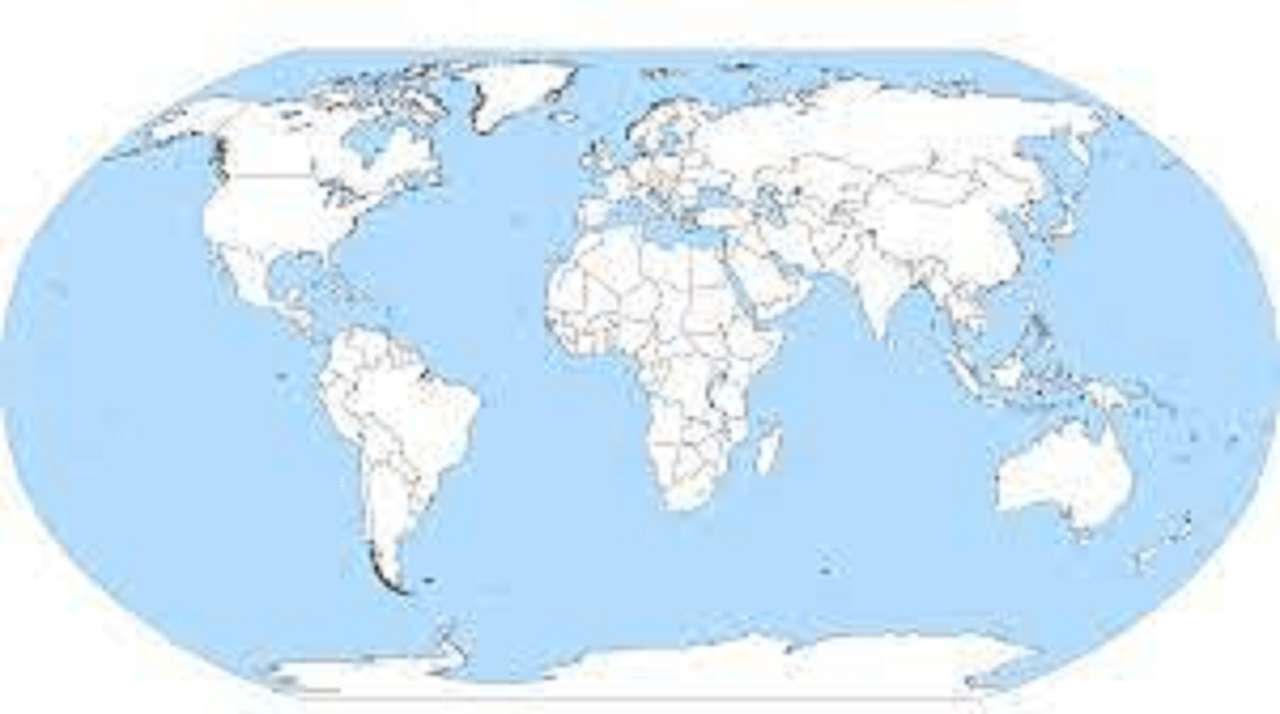 mapa świata puzzle online
