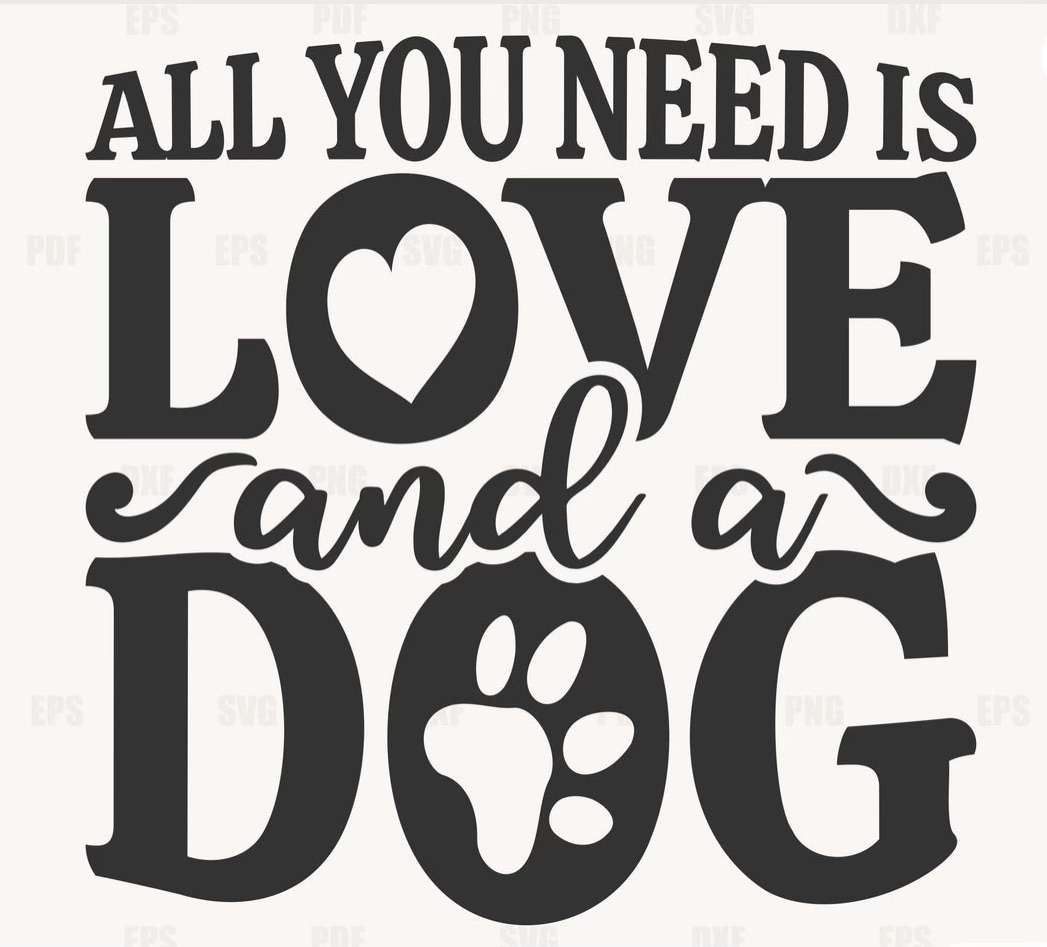 Wszystko czego potrzebujesz to miłość i pies puzzle online