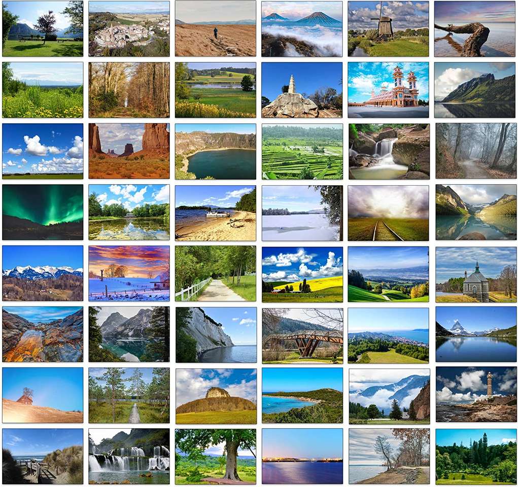 Krajobrazy puzzle online ze zdjęcia