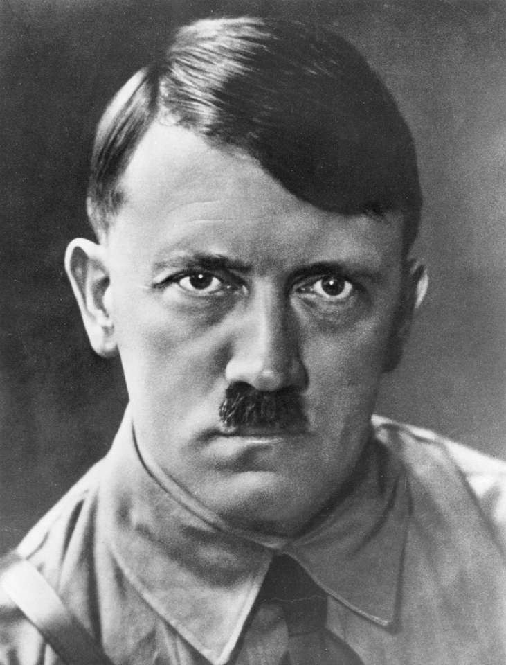 Wąsy Hitlera puzzle ze zdjęcia