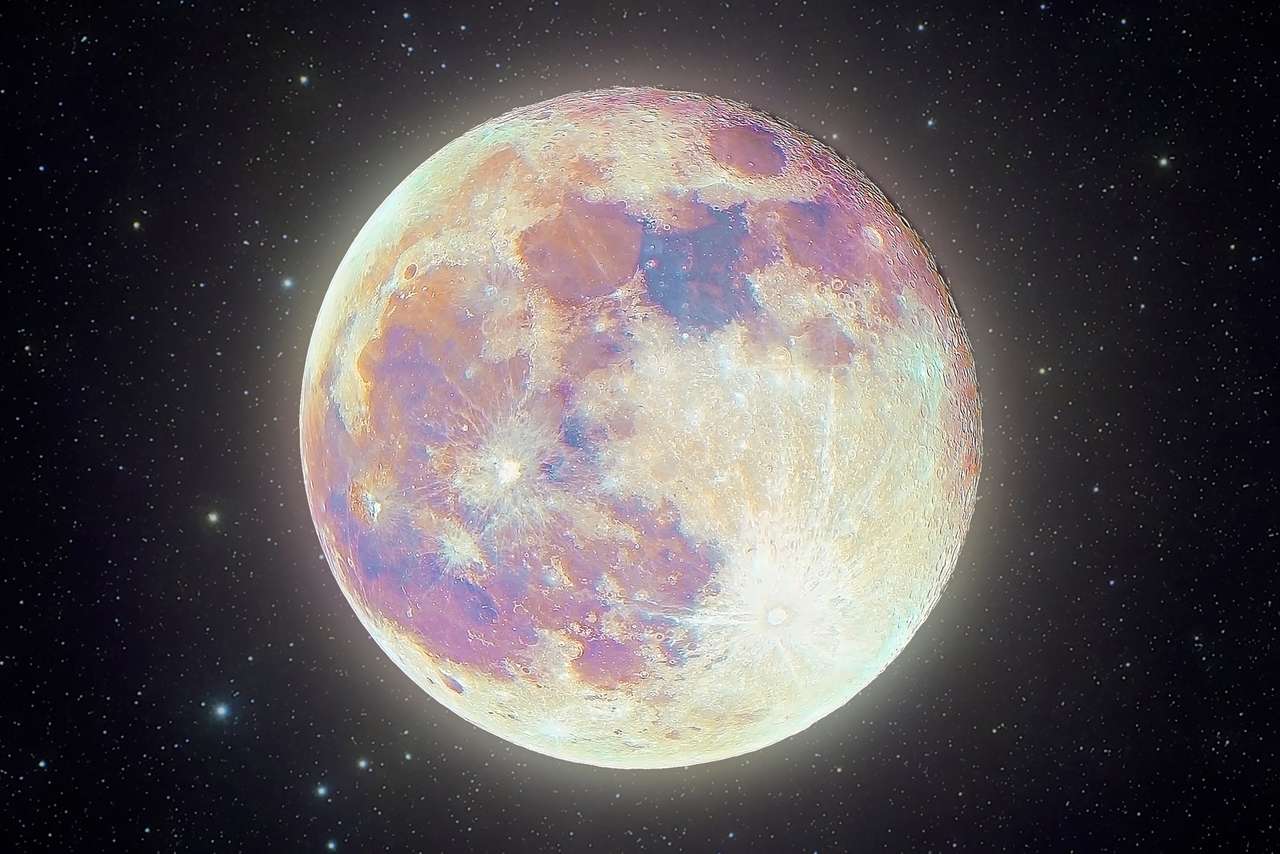 Księżycowa układanka puzzle online ze zdjęcia