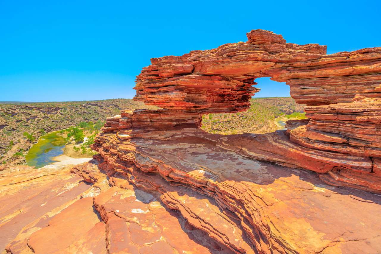 Okno natury, Australia Zachodnia puzzle online ze zdjęcia