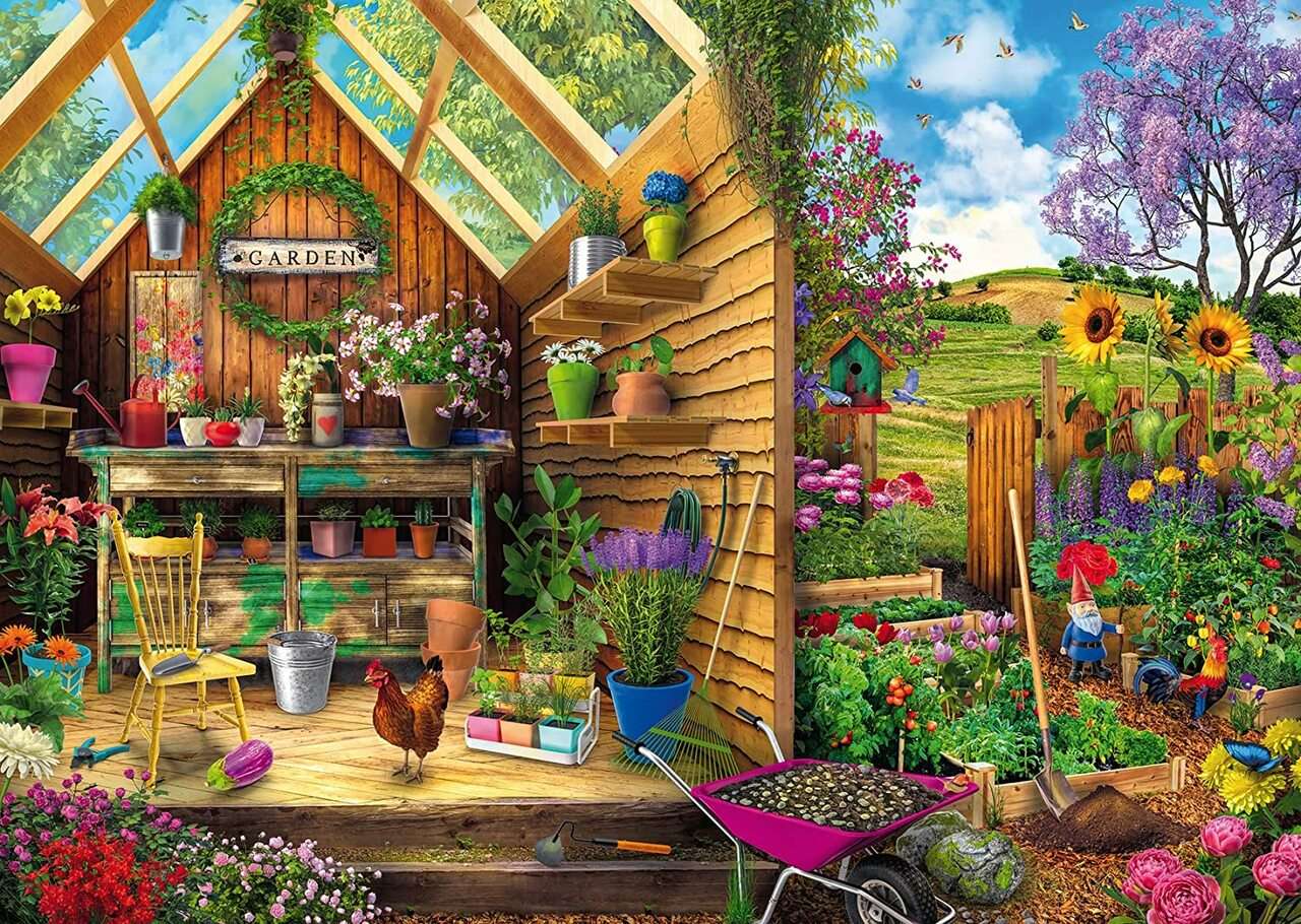 farma kwiatowa puzzle online