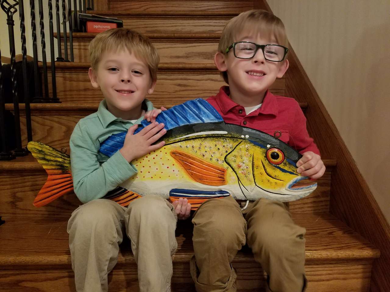 Ryby i chłopcy puzzle online