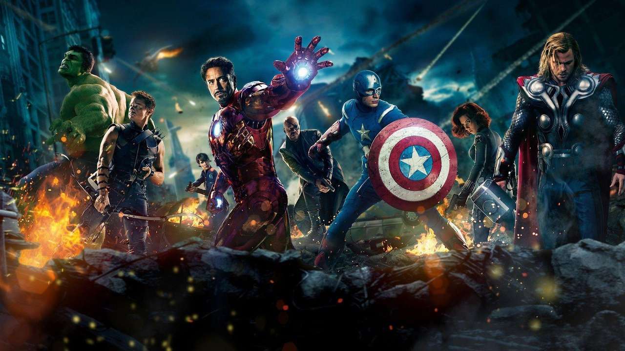 Avengers na ratunek puzzle online ze zdjęcia