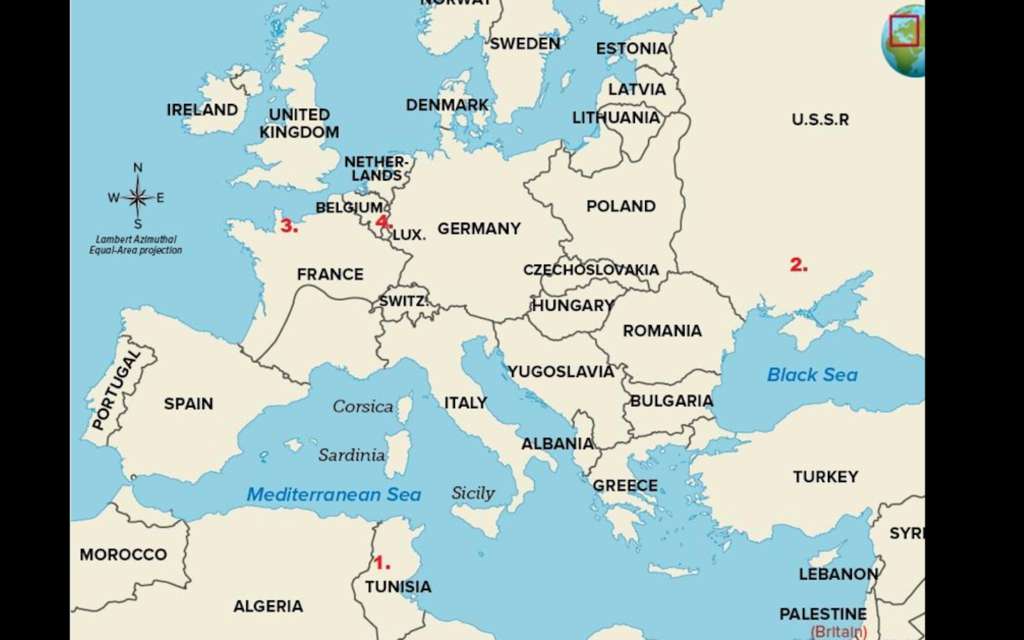 Mapa Europy puzzle online ze zdjęcia