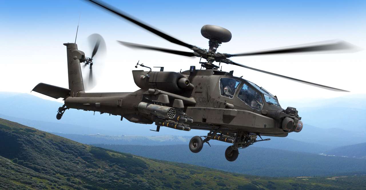 Apache heli puzzle ze zdjęcia