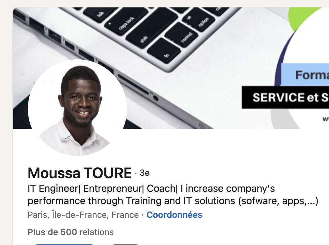 Moussa Touré puzzle online ze zdjęcia