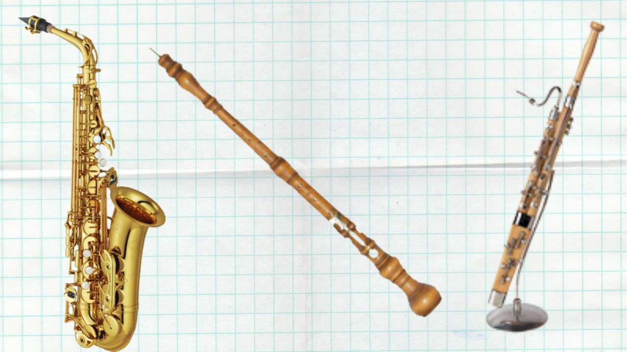 Instrument dęty drewniany puzzle online