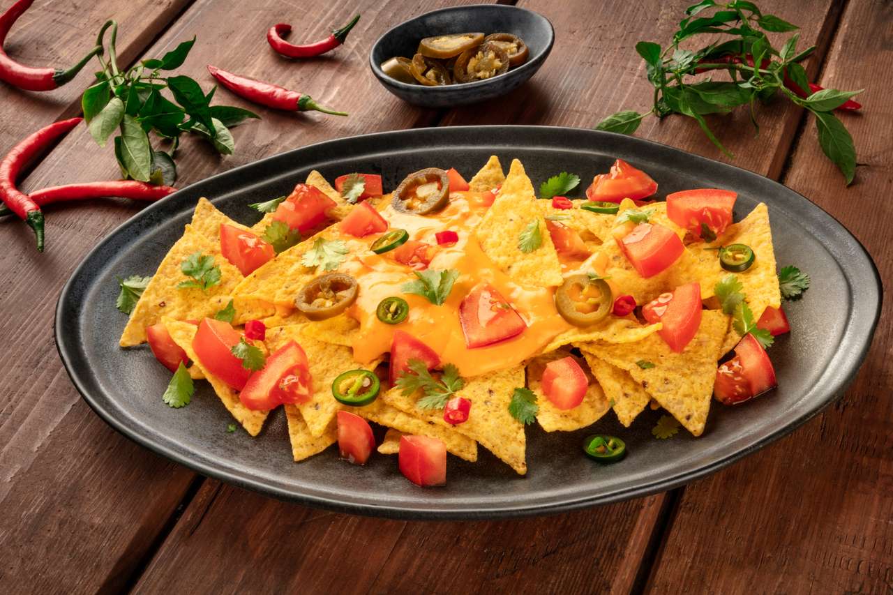 Meksykańskie nachos puzzle online ze zdjęcia