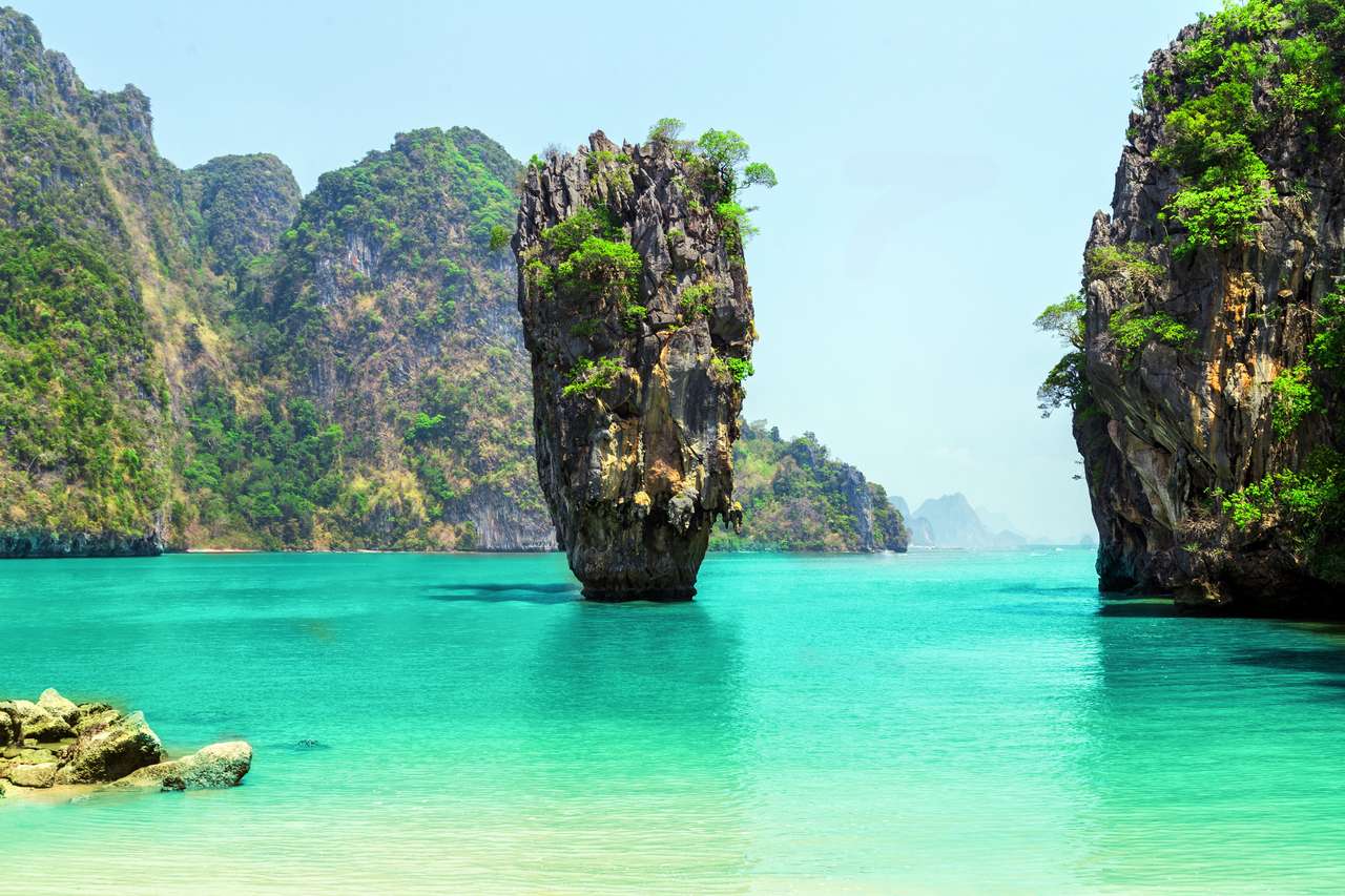 Tajlandia Wyspa Jamesa Bonda z kamienia, Phang Nga puzzle