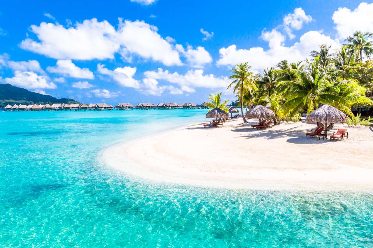 Wyspa Bora Bora, Polinezja Francuska puzzle online