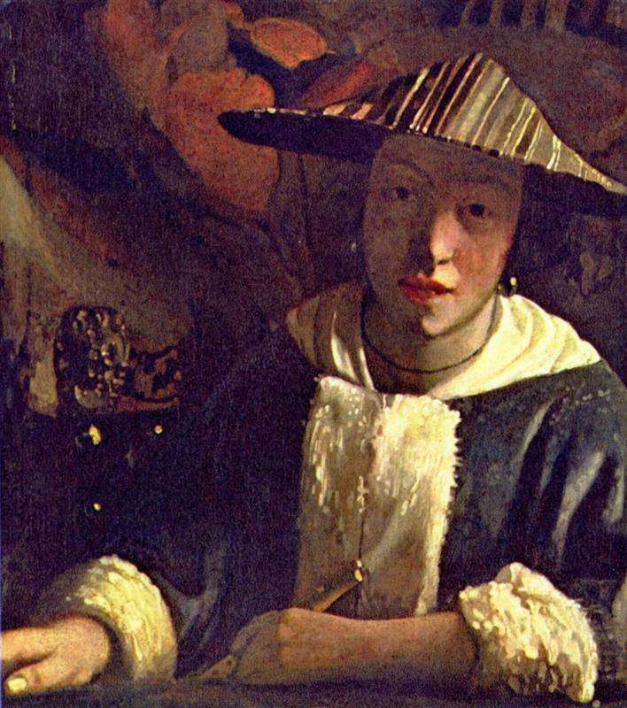 Vermeer-Dziewczyna-Z-Fletem. jpg puzzle online