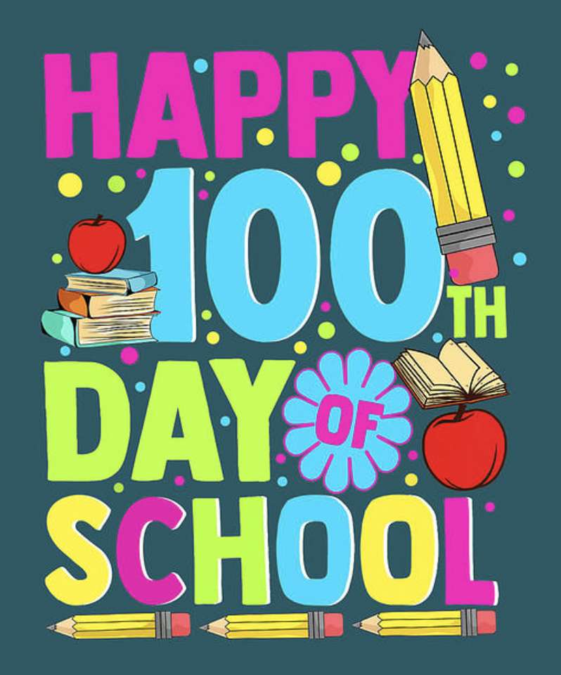 100 dni szkoły puzzle online ze zdjęcia