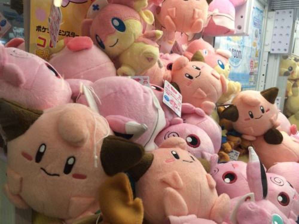 różowa arkada pokemonów puzzle online