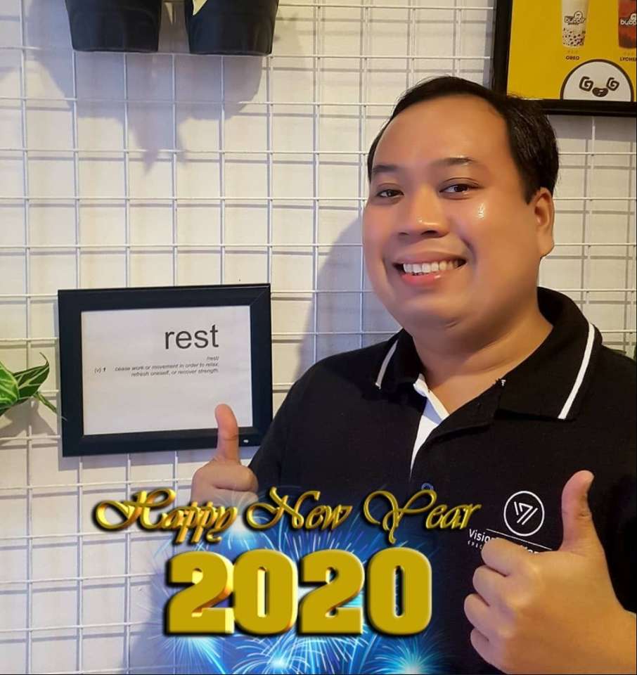 Szef Charlie Szczęśliwego Nowego Roku 2020 puzzle online ze zdjęcia