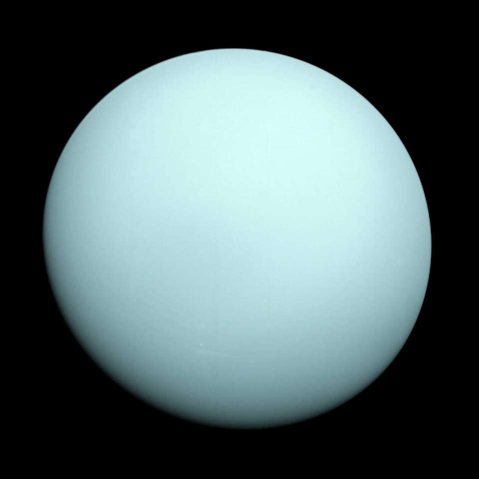 Uran - Planeta z układu słonecznego puzzle online ze zdjęcia