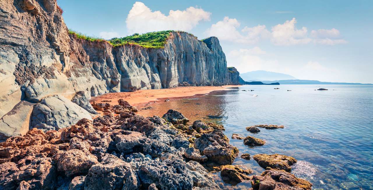 Słynna plaża Xi puzzle online ze zdjęcia