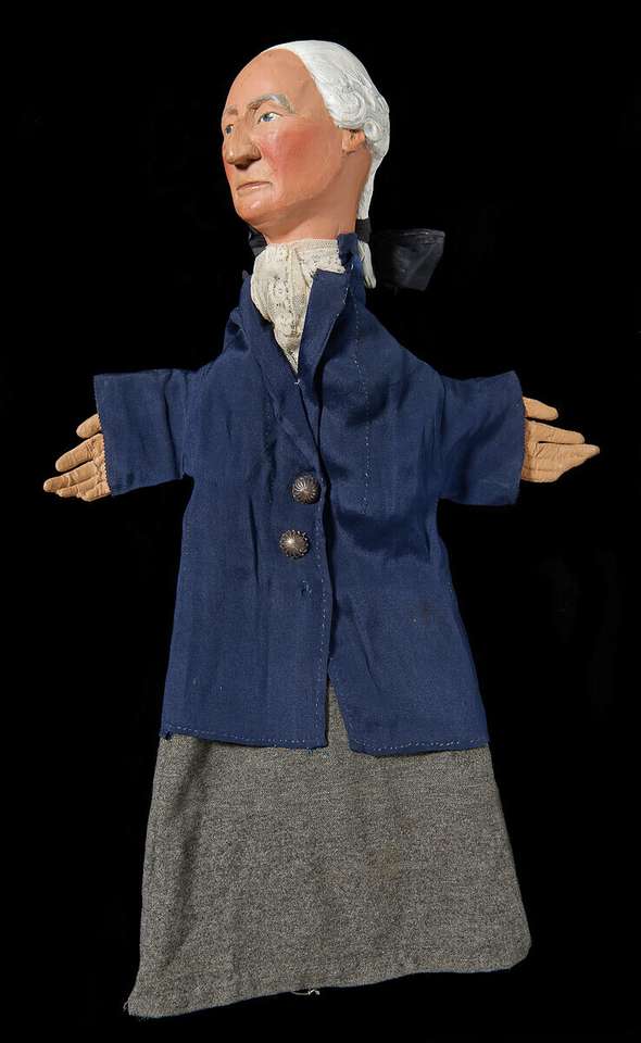 Marionetka Jerzego Waszyngtona puzzle online ze zdjęcia