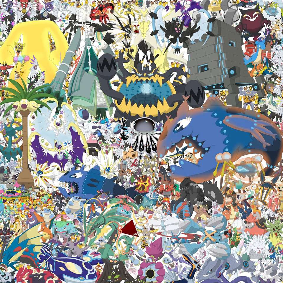 Pokemon Sun puzzle online ze zdjęcia