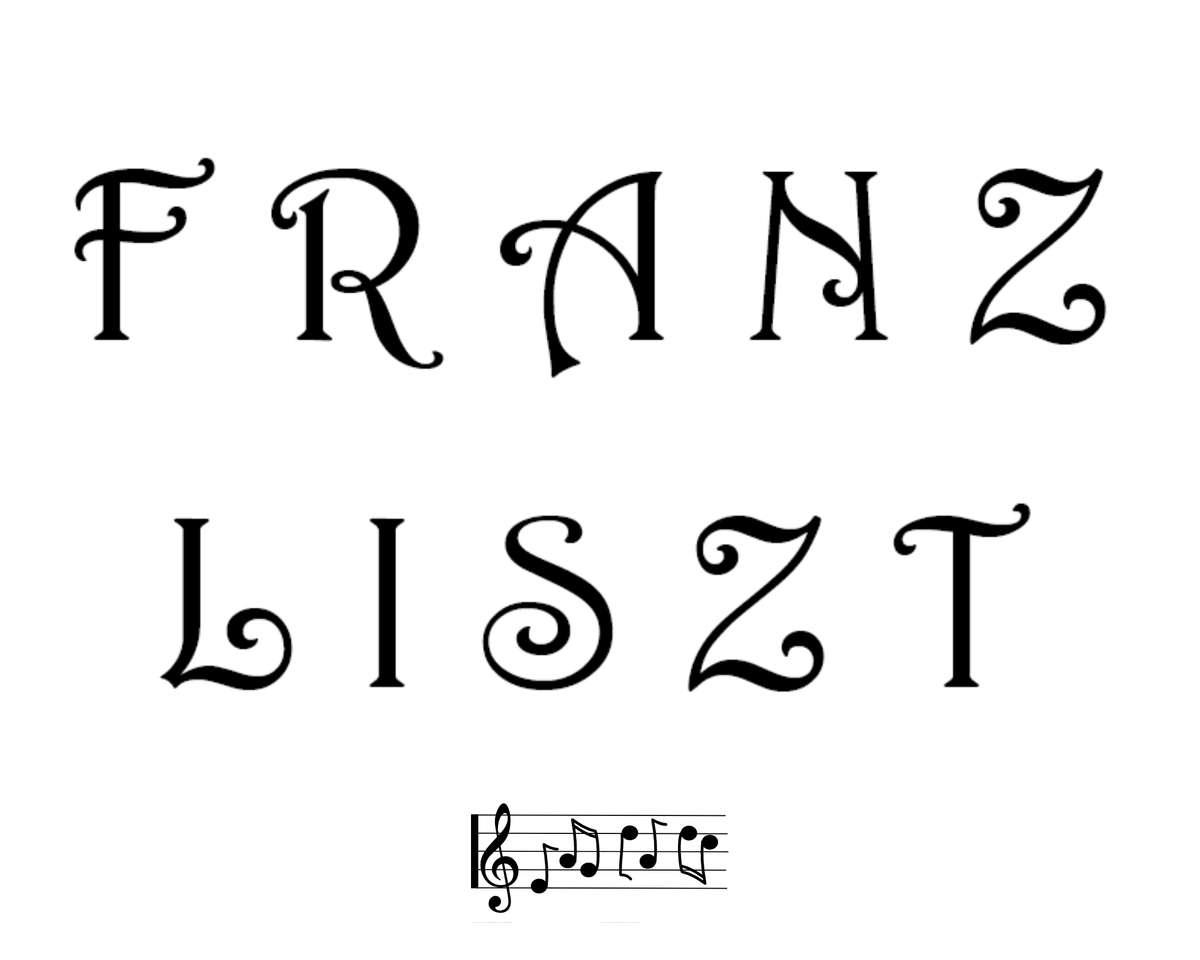 Franciszek Liszt puzzle online ze zdjęcia